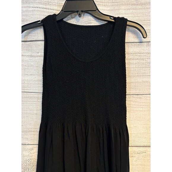 M. Rena Black Sleeveless Maxi Dress One Size - Picture 3 of 4